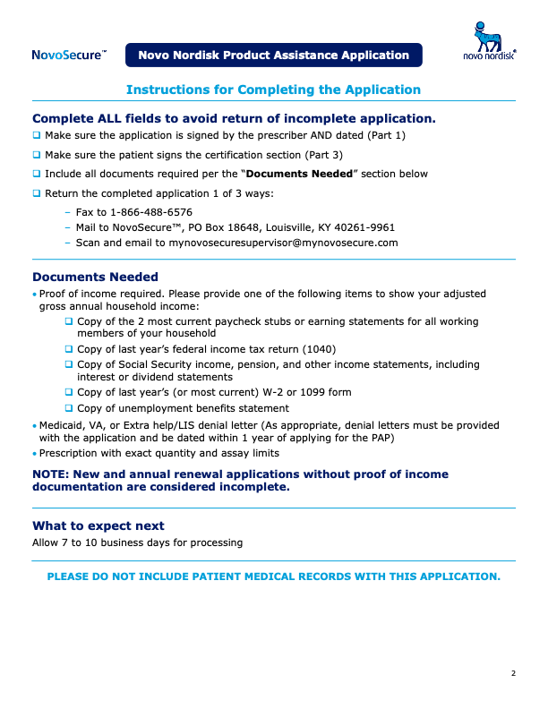 Novo Nordisk Patient Assistance Program Ozempic