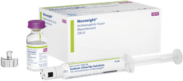 Novoeight® box with all the contents displayed Novoeight® box with all the contents displayed
